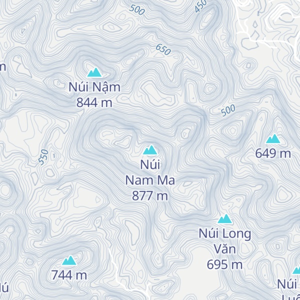 Map of Núi Nam Ma