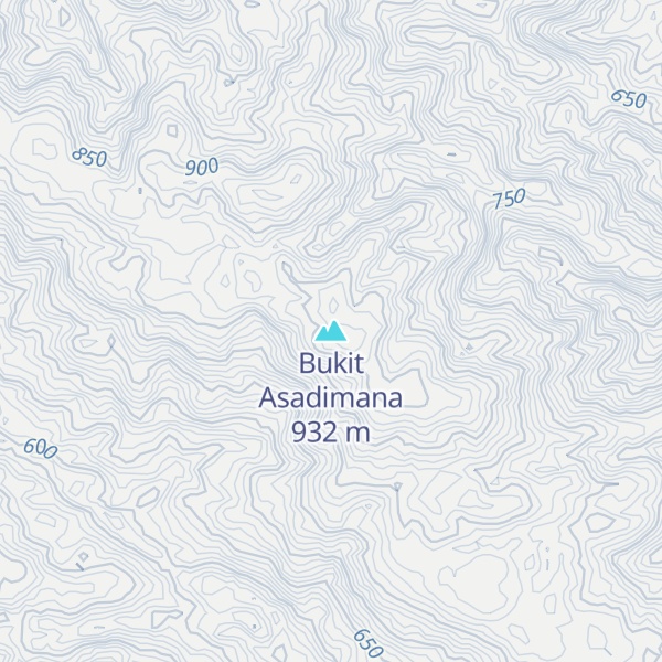 Map of Bukit Asadimana