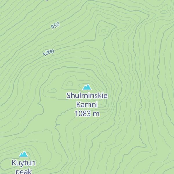 Map of Shulminskie Kamni