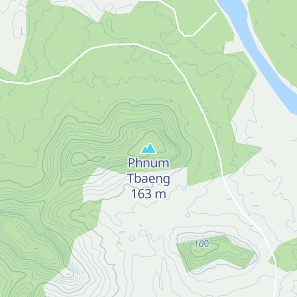 Map of Phnum Tbaeng