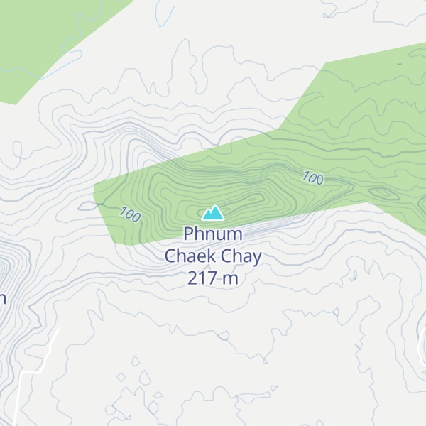 Map of Phnum Chaek Chay