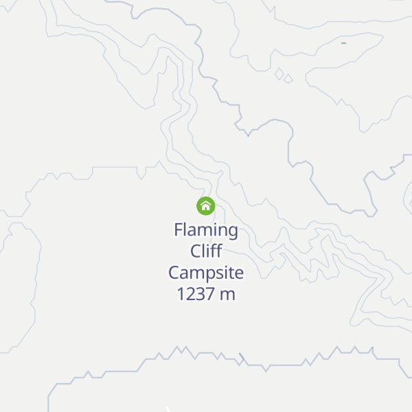 Map of Flaming Cliff Campsite
