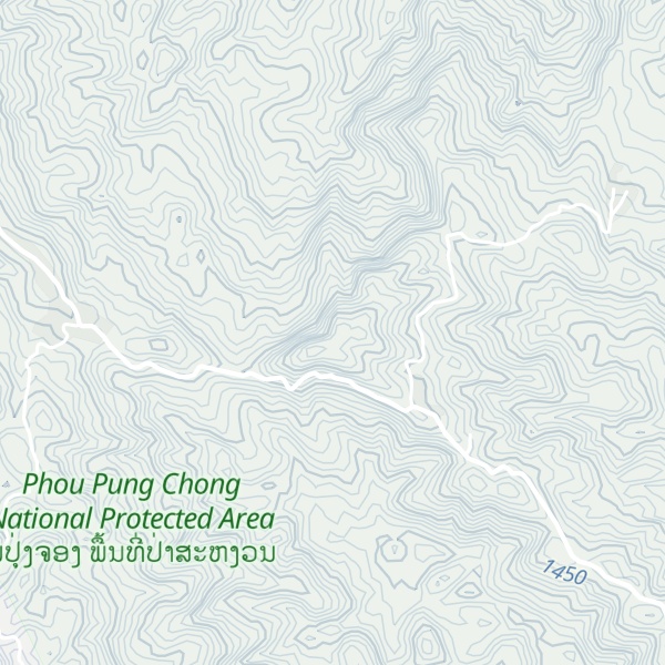 Map of Phou Phadon