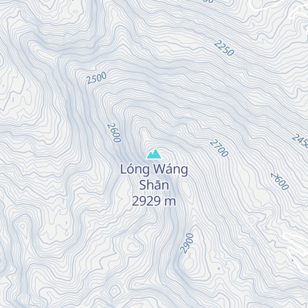 Map of Lóng Wáng Shān