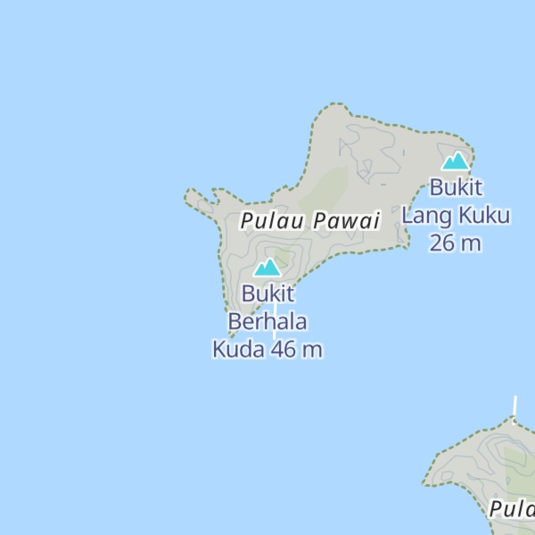 Map of Bukit Berhala Kuda