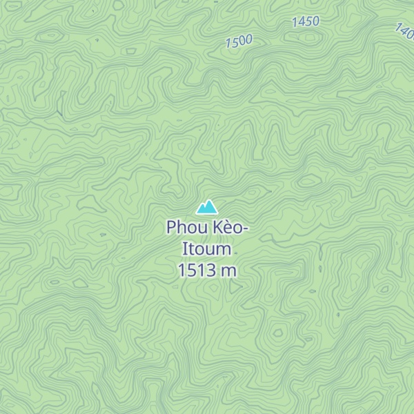 Map of Phou Kèo-Itoum