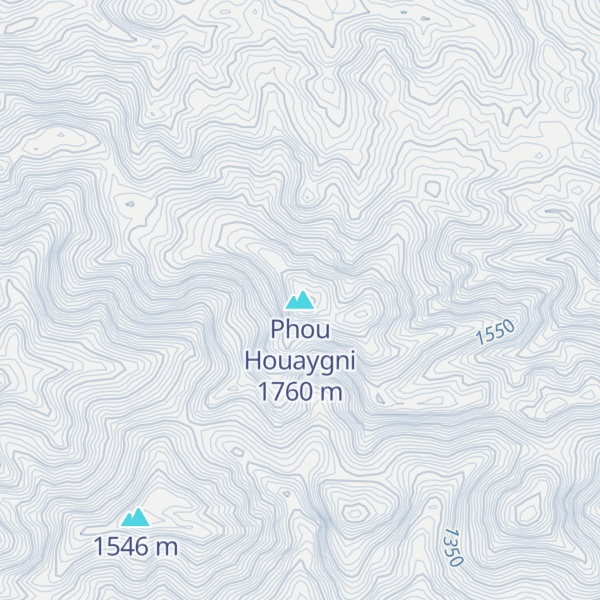 Map of Phou Houaygni
