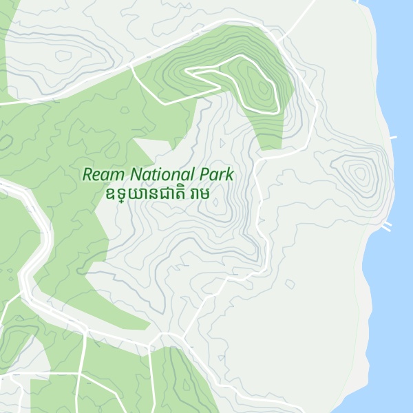 Map of Phnum Damlanh