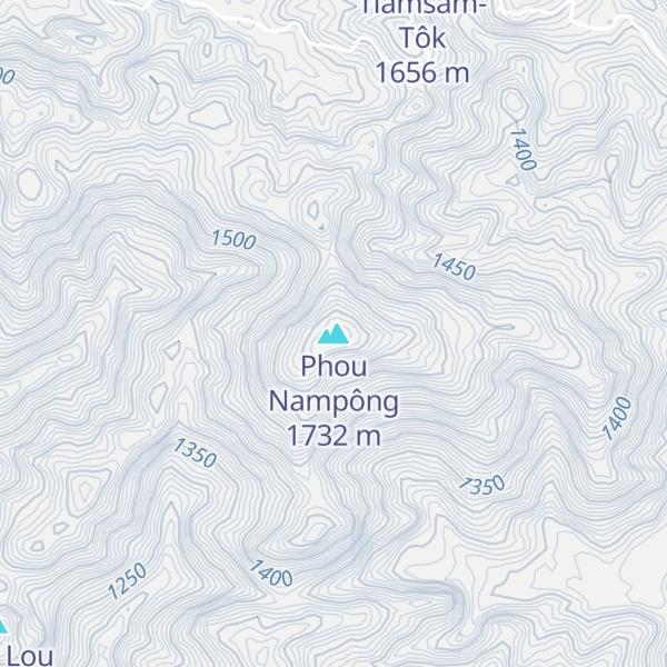 Map of Phou Nampông