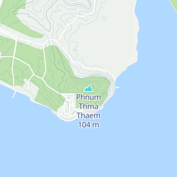 Map of Phnum Thma Thaem