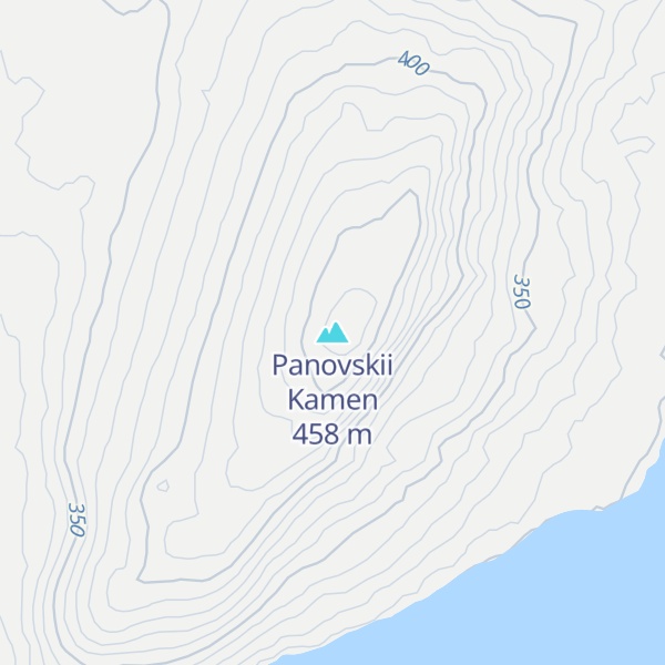 Map of Panovskii Kamen