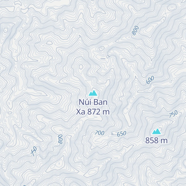 Map of Núi Ban Xa