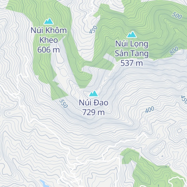 Map of Núi Đao