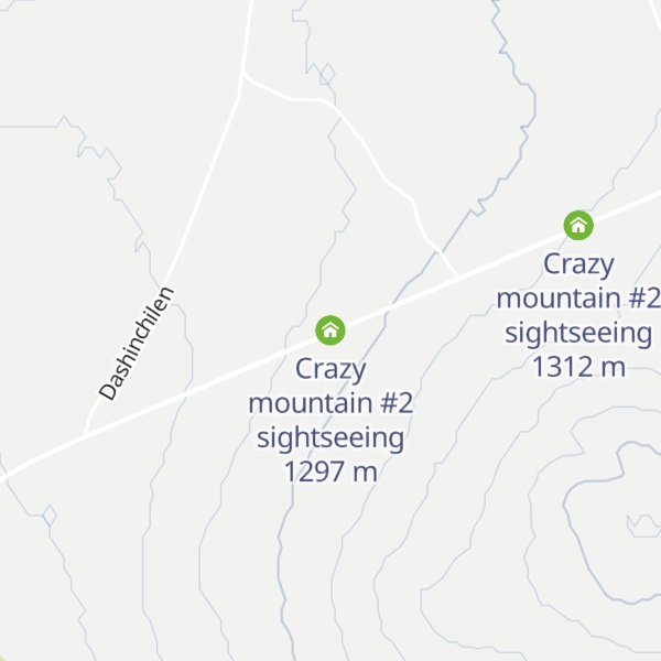 Map of Crazy mountain #2 sightseeing