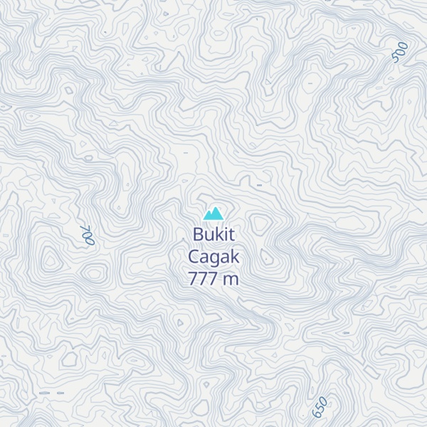 Map of Bukit Cagak