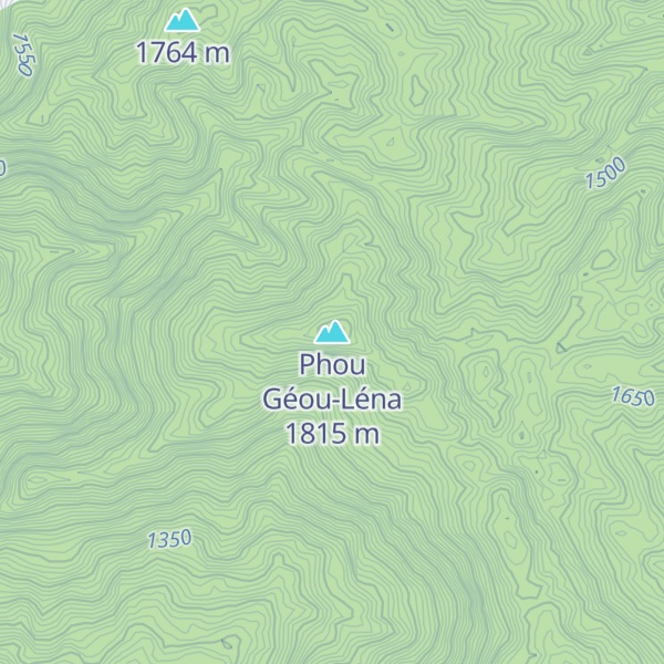 Map of Phou Géou-Léna
