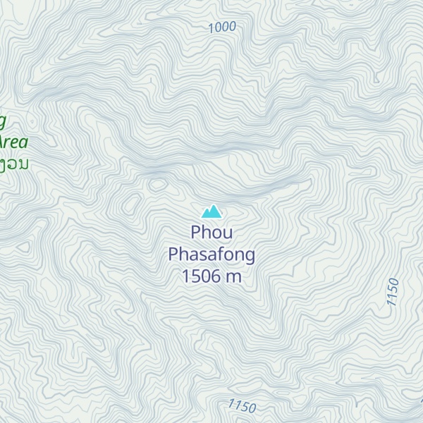 Map of Phou Phasafong