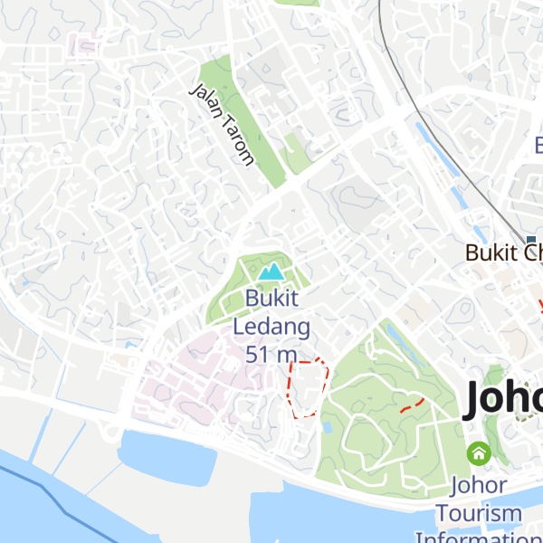 Map of Bukit Ledang