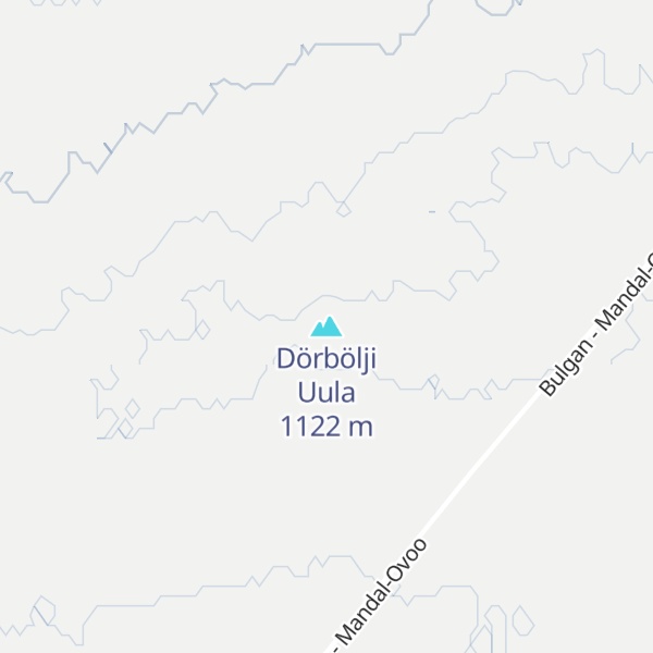 Map of Dörbölji Uula