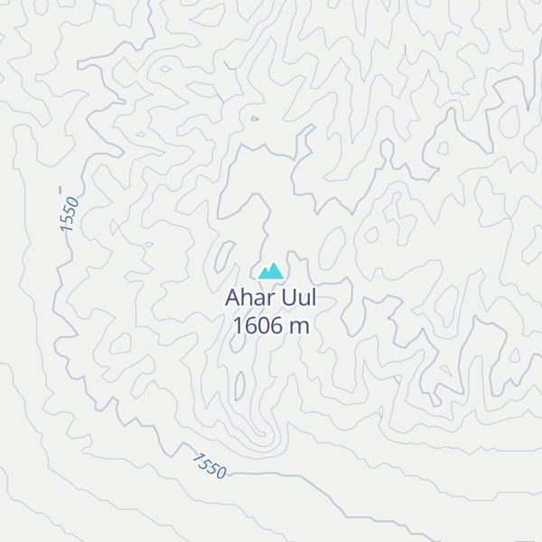 Map of Ahar Uul