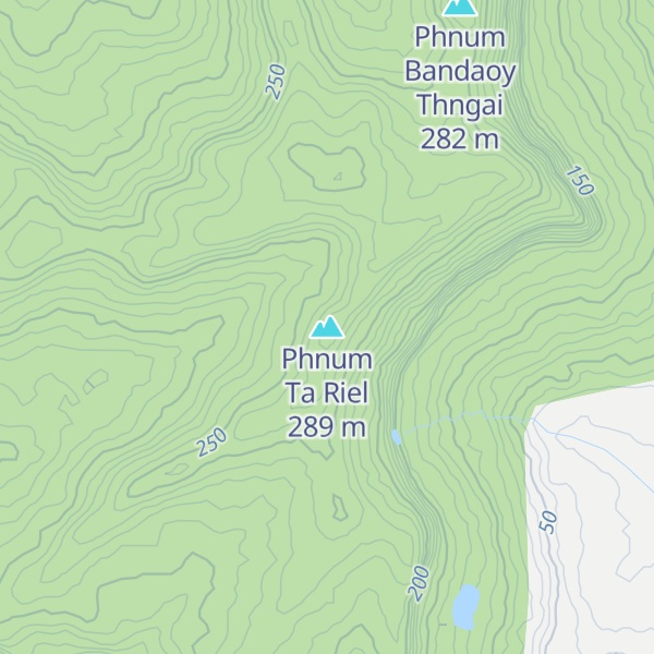 Map of Phnum Ta Riel