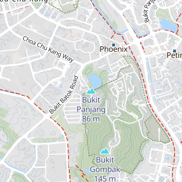 Map of Bukit Panjang