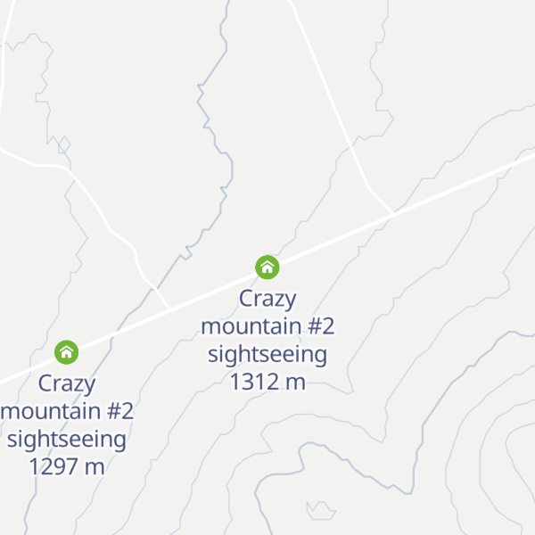 Map of Crazy mountain #2 sightseeing