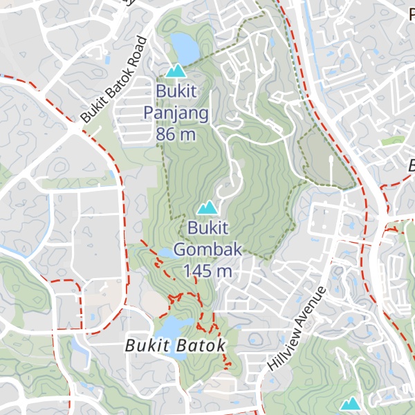 Map of Bukit Gombak
