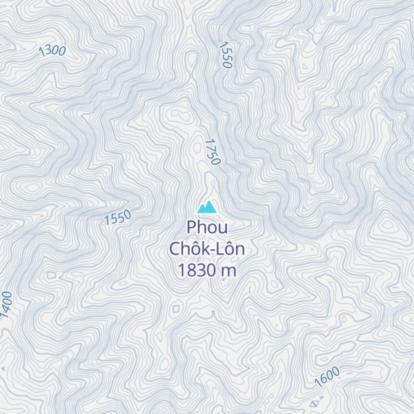 Map of Phou Chôk-Lôn