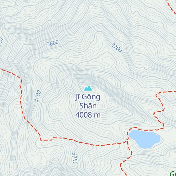 Map of Jī Gōng Shān