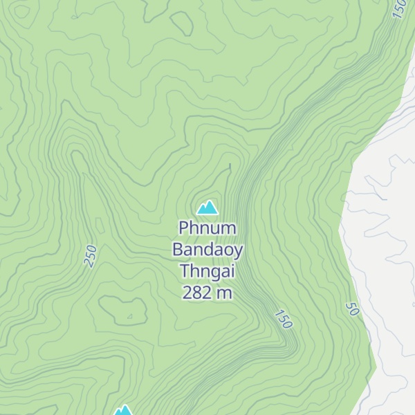 Map of Phnum Bandaoy Thngai