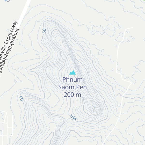 Map of Phnum Saom Pen