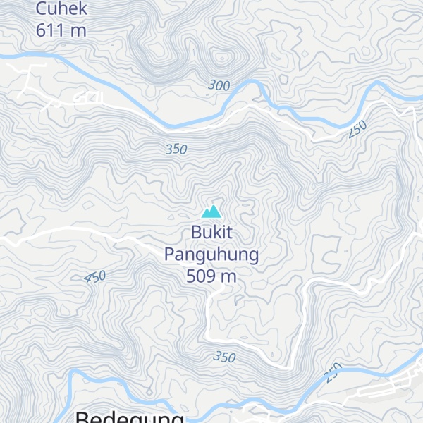 Map of Bukit Panguhung