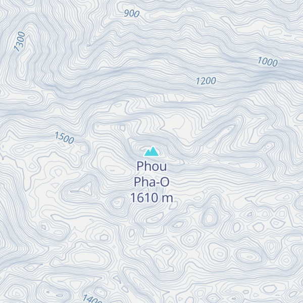 Map of Phou Pha-O
