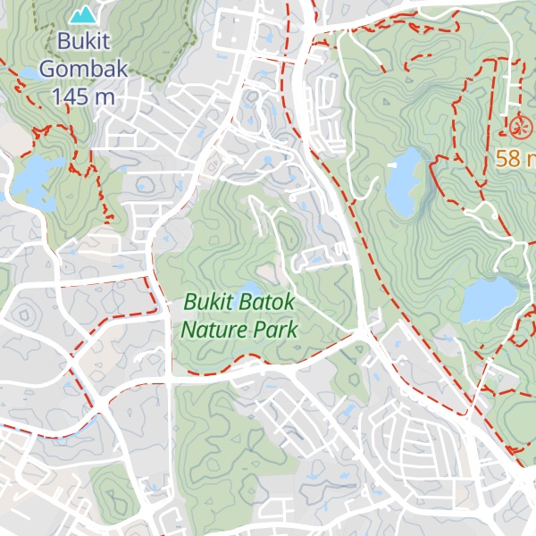Map of Bukit Batok