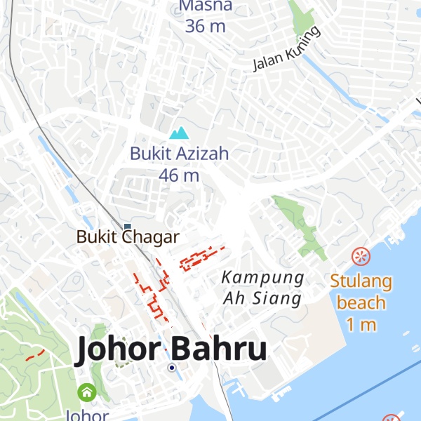 Map of Bukit Meldrum