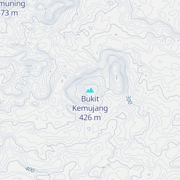 Map of Bukit Kemujang