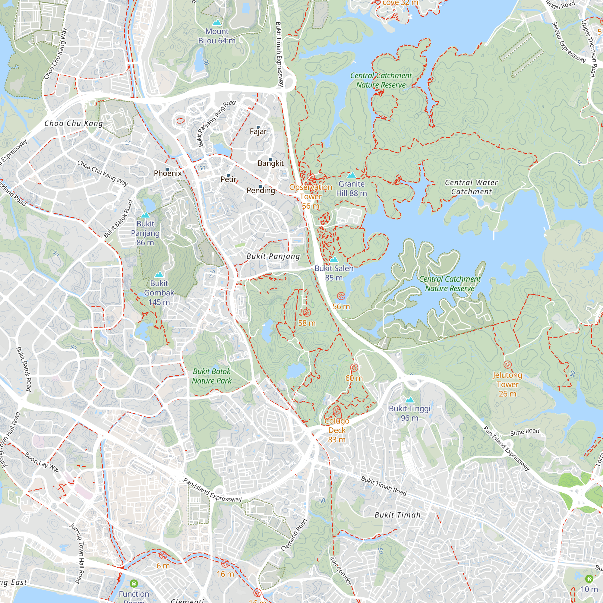 Wallace Information Centre map