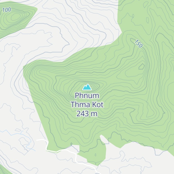Map of Phnum Thma Kot