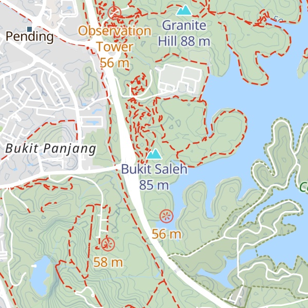 Map of Bukit Saleh