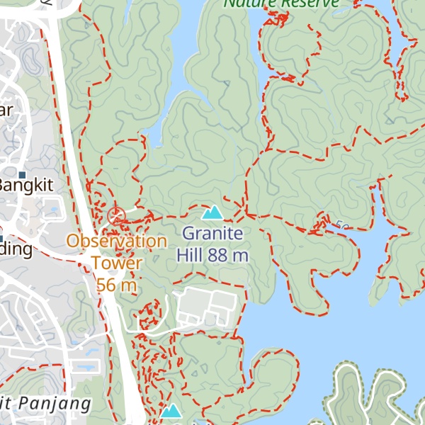 Map of Granite Hill
