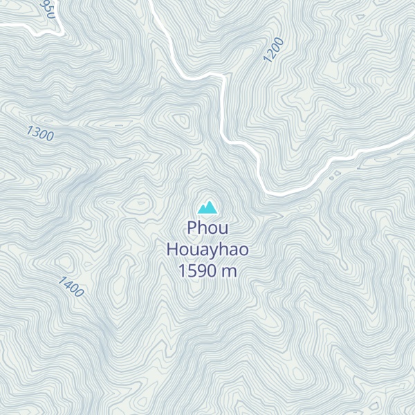 Map of Phou Houayhao