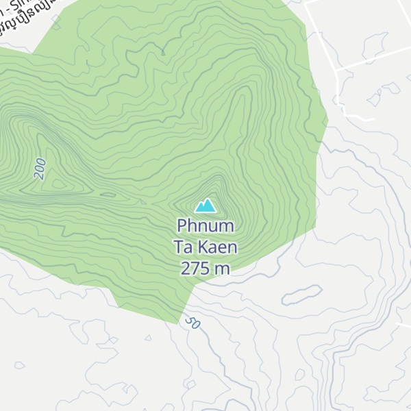 Map of Phnum Ta Kaen