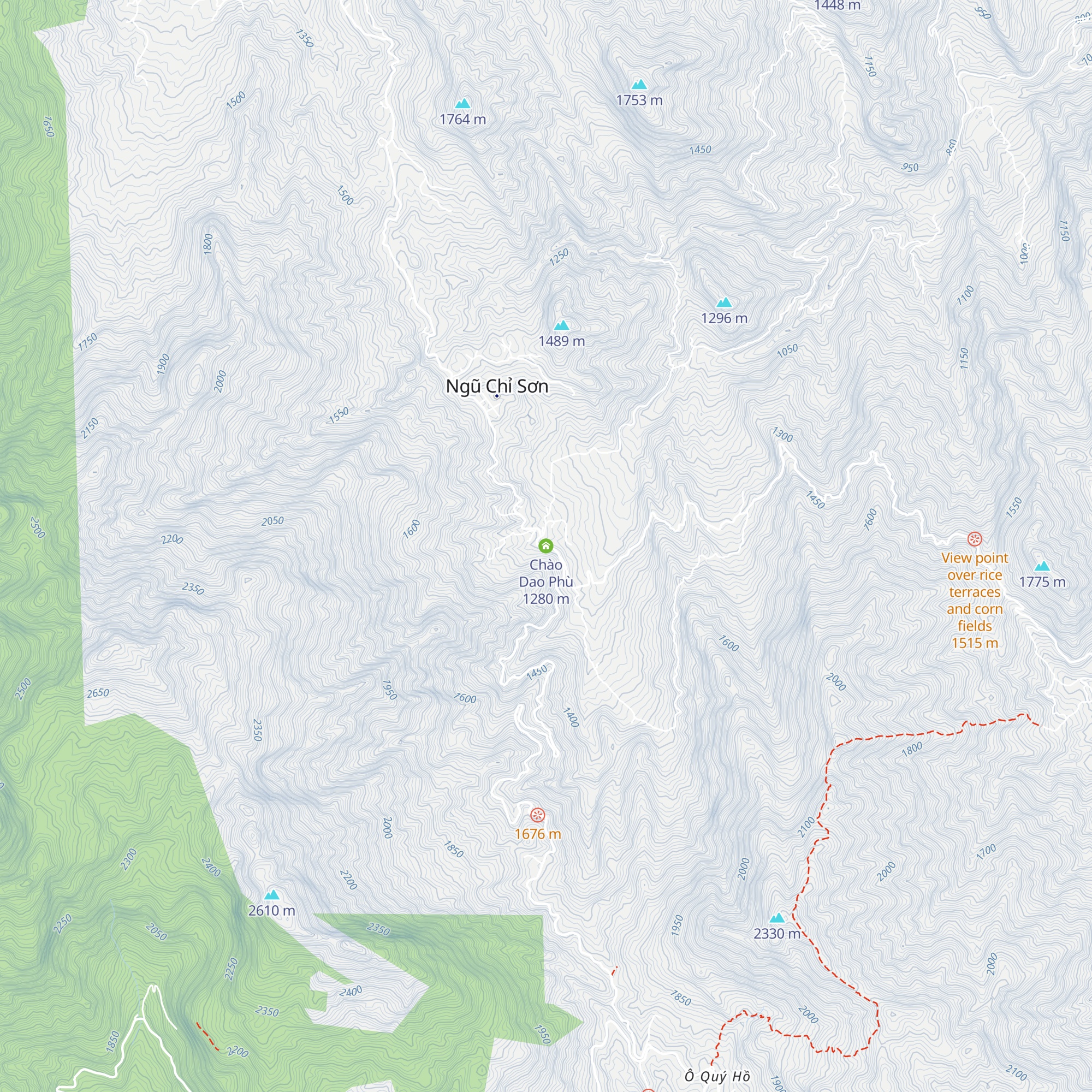Chào Dao Phù map