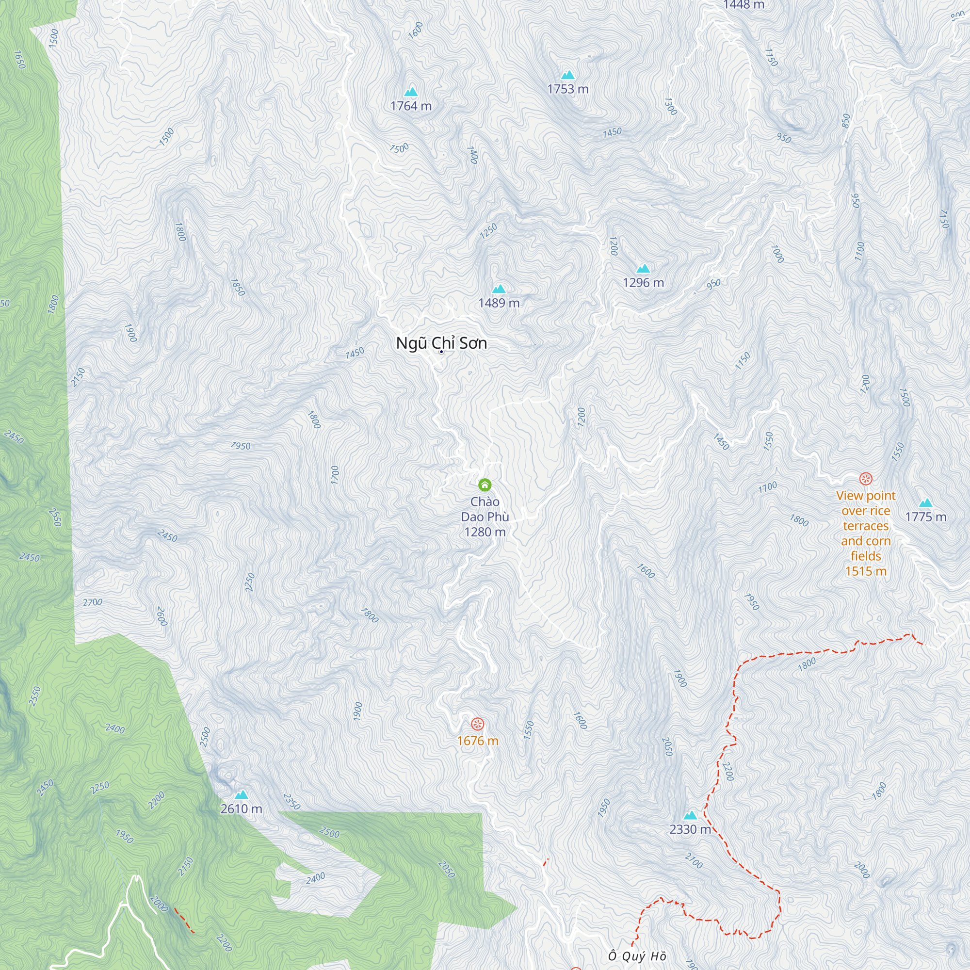 Chào Dao Phù map