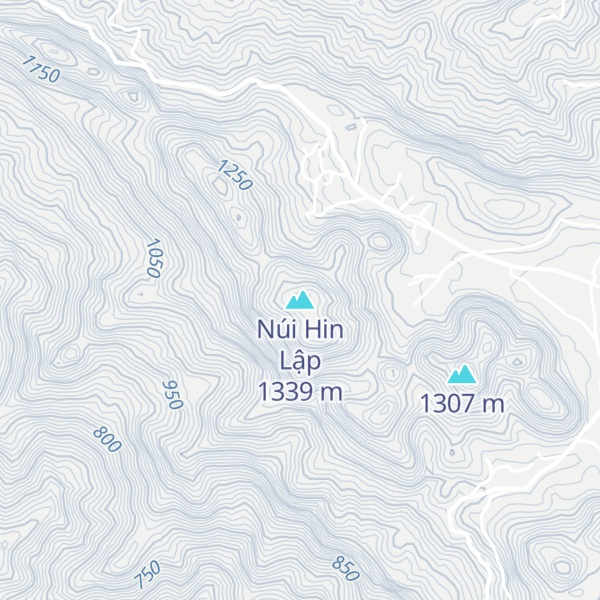 Map of Núi Hin Lập
