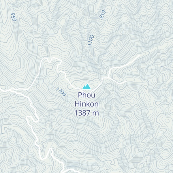 Map of Phou Hinkon