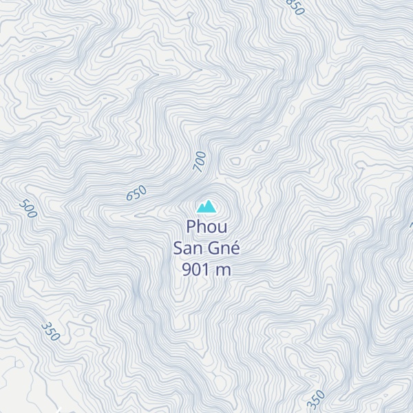 Map of Phou San Gné