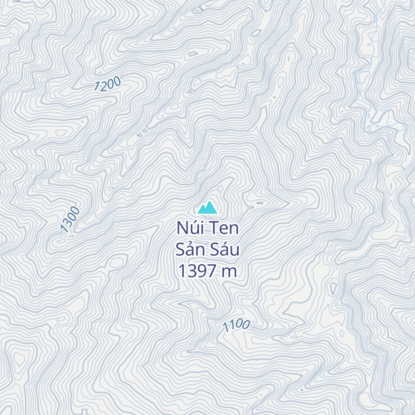 Map of Núi Ten Sản Sáu
