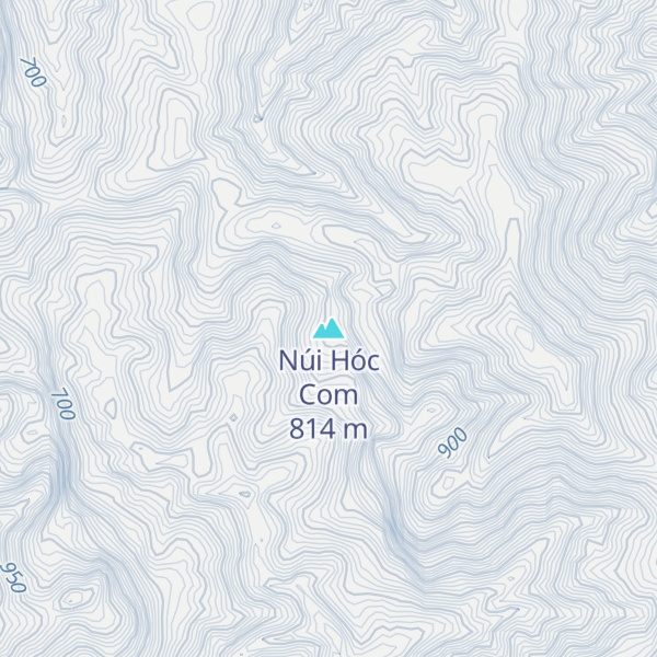 Map of Núi Hóc Com